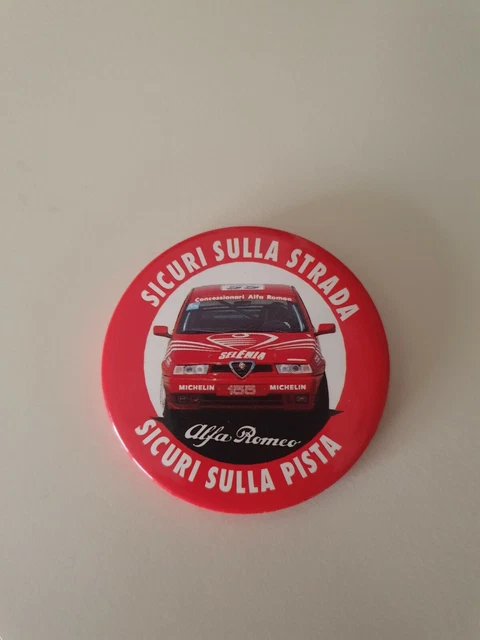 Spilla pin Alfa Romeo 155 superturismo corsi guida sicura DTM