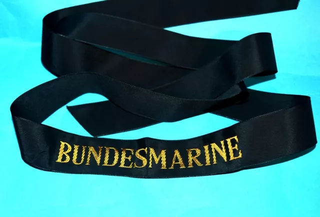 German Bundesmarine Navy Cap Tally.