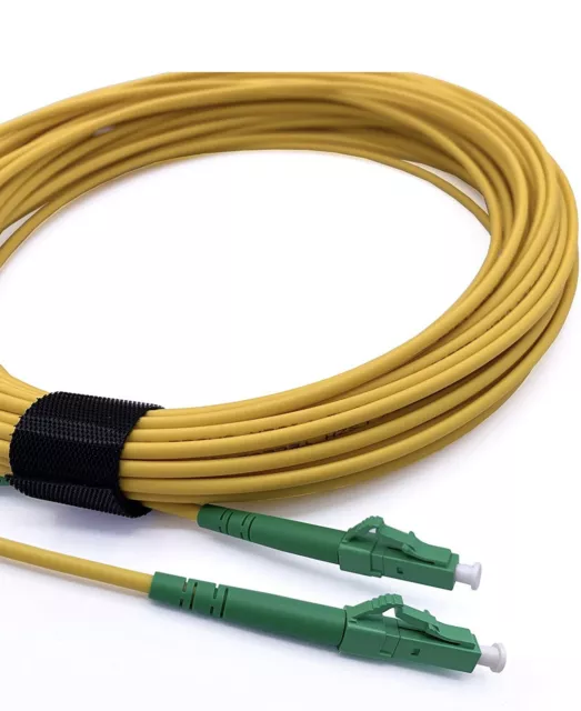 Glasfaserkabel / LWL Patchkabel / Singlemode PVC / LC APC auf LC APC GPON AON