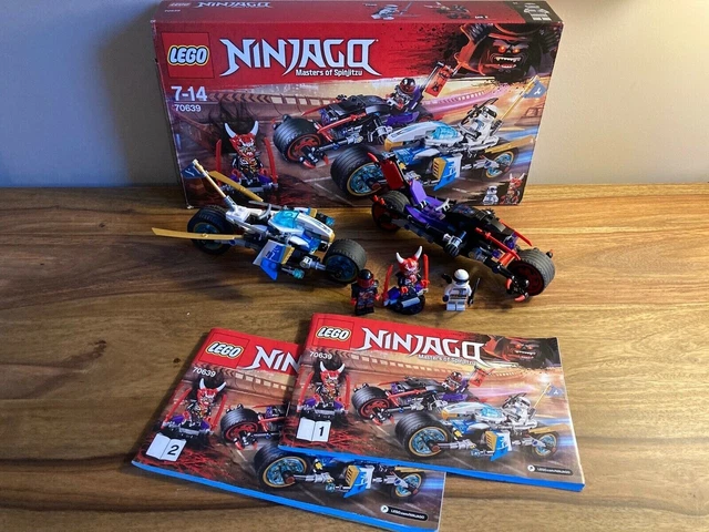 LEGO Ninjago 70639 100% FULL Street Race of Snake Jaguar Motorcycle Racing WITH BOX