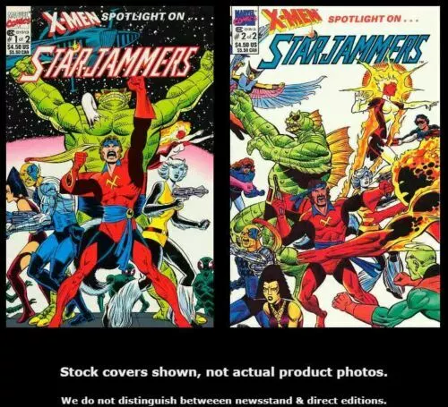 X-Men Spotlight On Starjammers.1-2 set Marvel comics.mint