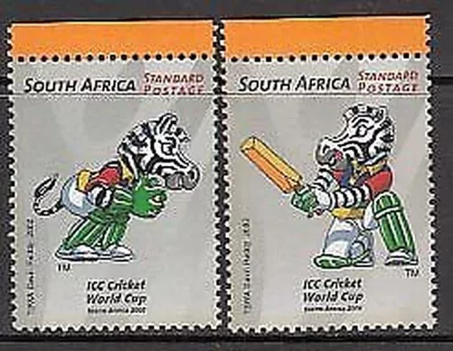 Africa South Yvert Mail 1218/9 MNH Sports Cricket