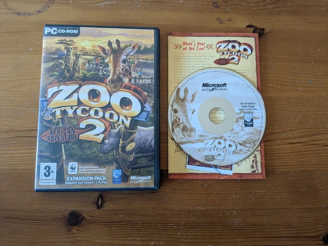 Zoo Tycoon 2 African Adventures Expansion Pack (PC) NEW Sealed EX