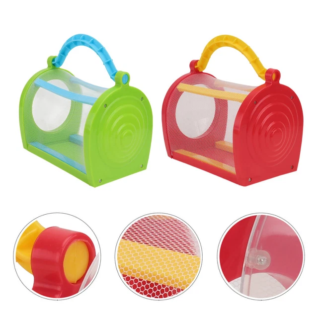 2 Pcs Outdoor Insect Cage Catcher Butterfly Child Toy Suite