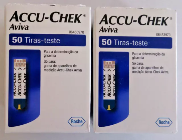 100 Accu-Chek Aviva Teststreifen Blutzuckerteststreifen, MHD 03.2025