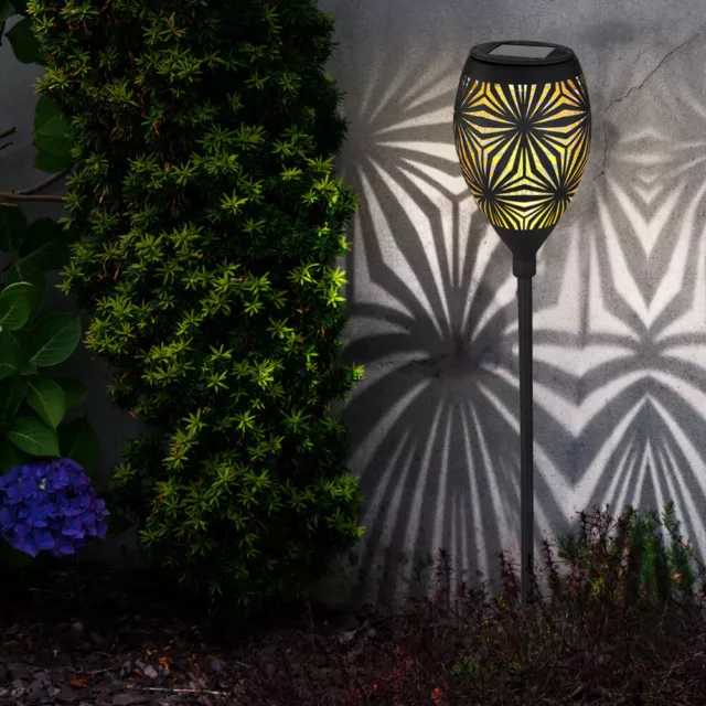 Lampe Solaire Spots à Encastrer D'Extérieur Résistant Décoration de Jardin Noir