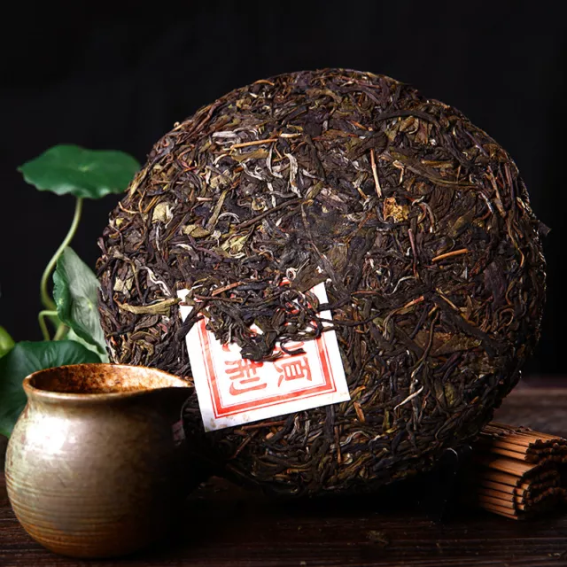 Organic Green Food China Yunnan Puerh Tea Cake Puer Menghai Sheng Tea 357g