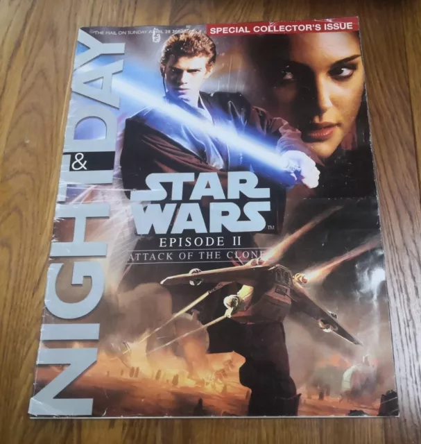 MAIL ON SUNDAY Magazine 18/4/02 STAR WARS Episode 3 The Attack Of the Clones