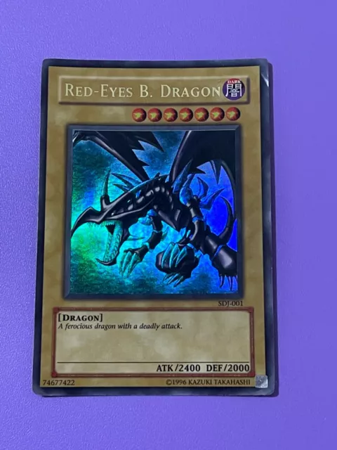 Yu-Gi-Oh! Red Eyes Black Dragon SDJ-001 Red-Eyes B. Ultra Rare