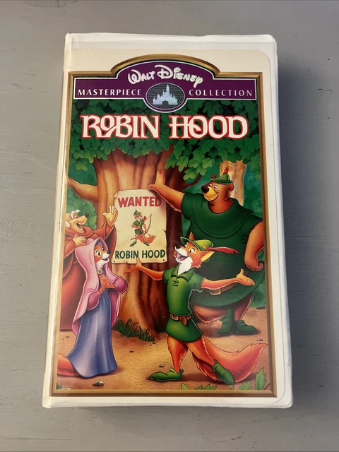 ROBIN HOOD WALT Disney Masterpiece Collection VHS Video Tape RARE robin-hood-walt-disney-masterpiece-collection-vhs-video-tape-rare