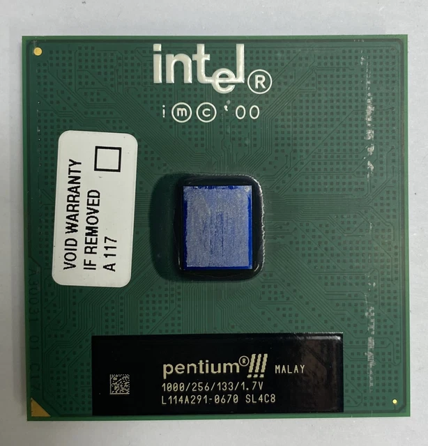 INTEL PENTIUM III SL4C8 1GHz / 256KB / 133MHz Socket 370 Processor 