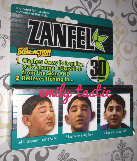 ZANFEL POISON IVY OINTMENT ITCH AND RASH RELIEF JANUARY 2031*** 7879/P