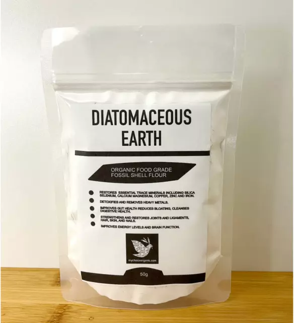 Organic Diatomaceous Earth Ultra Fine Food Grade Fossil Shell Flour Powder