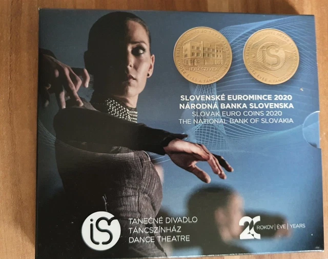 Offizieller Kursmünzensatz / KMS Slowakei 2020   - 1 Cent - 2 Euro - ST bu