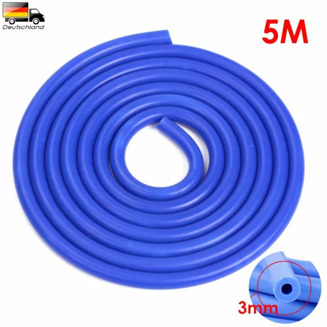 Ø3mm 5m Universal Silikonschlauch Unterdruckschlauch Gummischlauch Steuerleitung