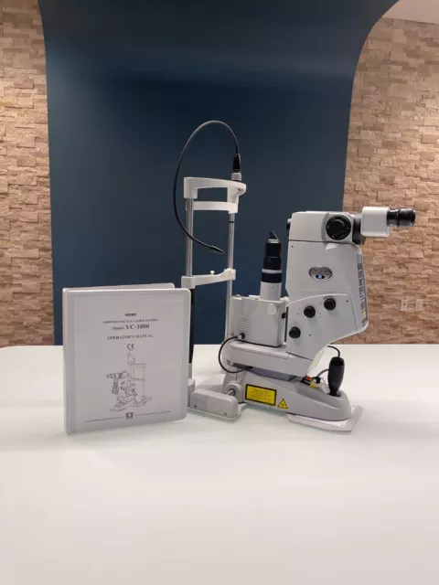 Nidek YC1800 Ophthalmic Yag Laser System w Warranty YC-1800