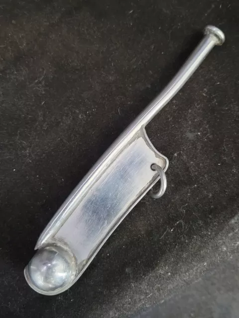 Vintage Sterling Silver Naval Bosun's Whistle Pipe Whistle Utica NY@20