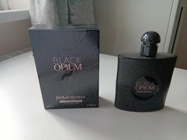 YSL Black Opium Edp Extreme 90ml Perfume Bottle With Box - Empty