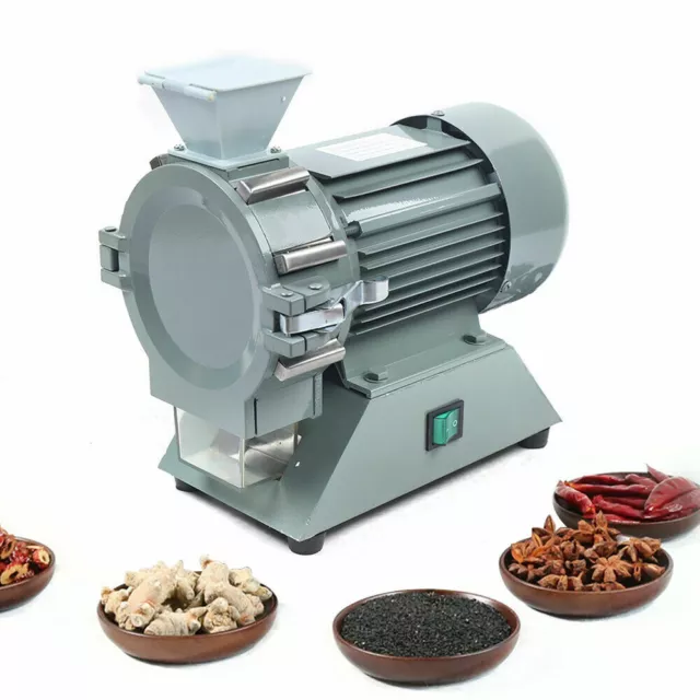 Electric Grinder Seed Herb Spice Crusher Mill Grinding Machine Soil Pulverizer