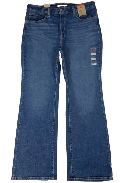 Levi’s RIBCAGE BOOTCUT Jeans Women Plus Size 18W Medium Wash NWT MSRP $79.50