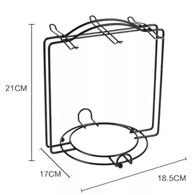 6 Tasse Café Thé Tasse Et Plaque Rangement Tasse Suspendu Rack Support Cuisine