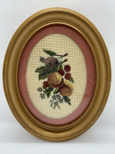 Frutas y flores ovaladas de punta pequeña punta con punta de aguja terminada de colección
