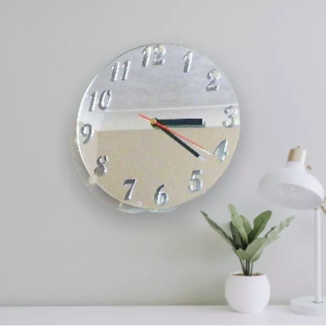 Round Numbered Shaped Wall Clocks - Standard or Large, Many colour options