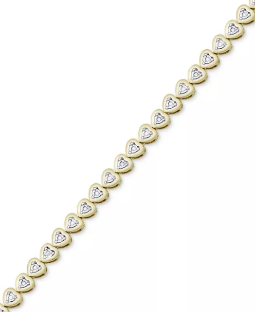 Victoria Townsend Diamond Heart Link Bracelet (1/4 ct. t.w.)