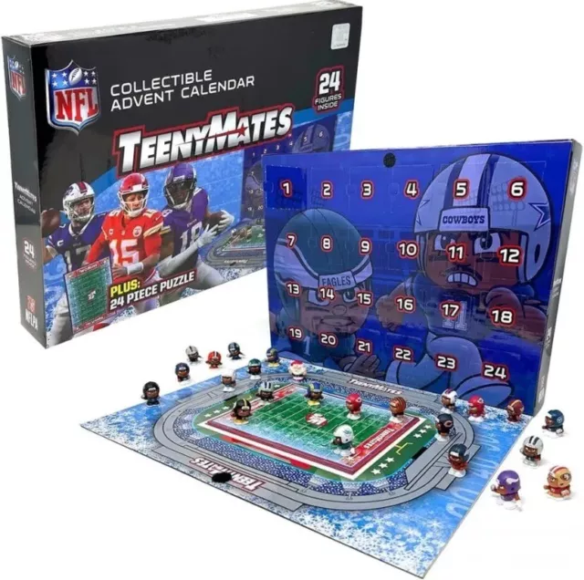 NEW TEENYMATES ADVENT NFL Calendar Party Animal 2023 Sold Out In Hand