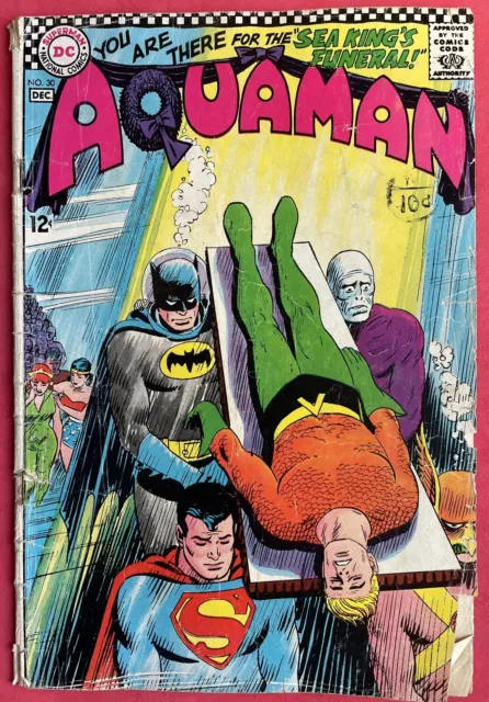 Aquaman #30 (1966) 1st Appearance Mongo + City of Necrus