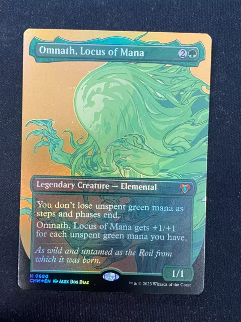 Commander Masters Omnath, Locus of Mana 100+ Deck Box for Magic