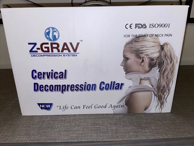 Collar de descompresión cervical Z-GRAV FDA ISO9001 ~ ¡Nuevo en caja!