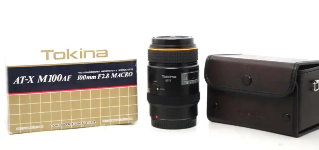 Tokina AT-X M100AF 100mm F/2.8 Macro Lens for Minolta - New Old Stock