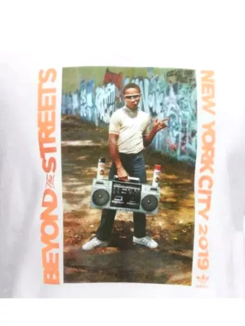 ADIDAS Originals M Cooper Photo T-SHIRT CASUAL.Real Old School NYC .size L 2
