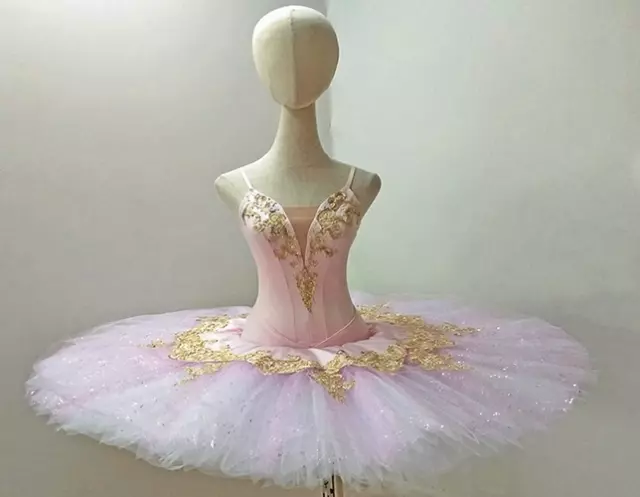 New Ballet Skirt Dance Professional Classical Pancake Tutu Dress Costume Girls