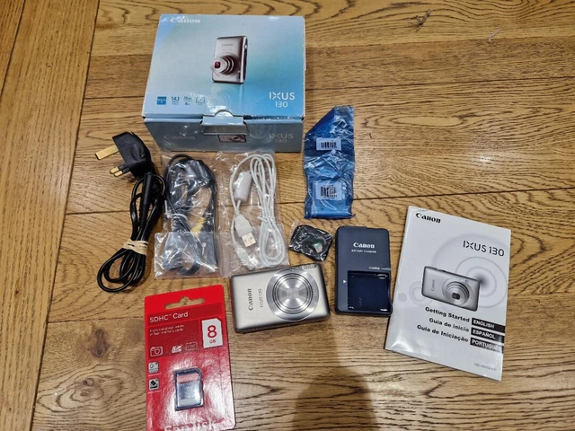 Canon IXUS 130 digital Camera 14.1 MP 1017