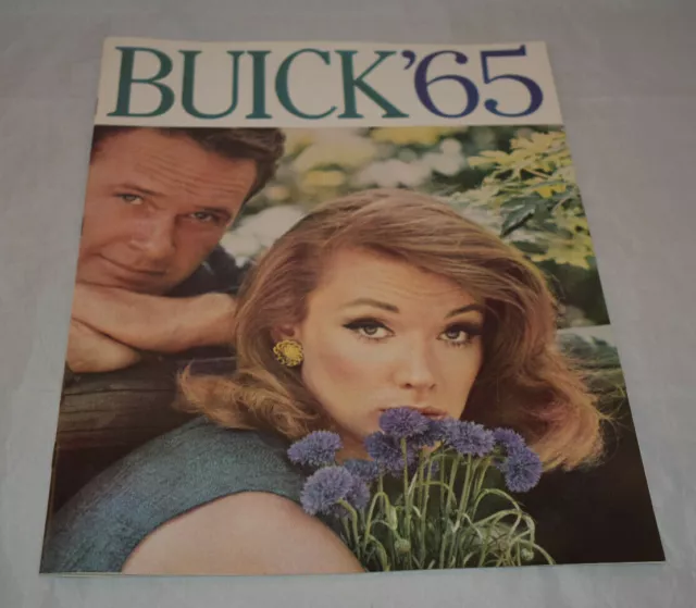 1965 Buick Complete Line Vintage Auto Brochure Car Dealership Advertisement