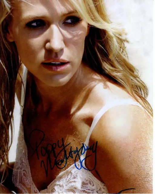 POPPY MONTGOMERY Signed 8x10 Photo w/ Hologram COA