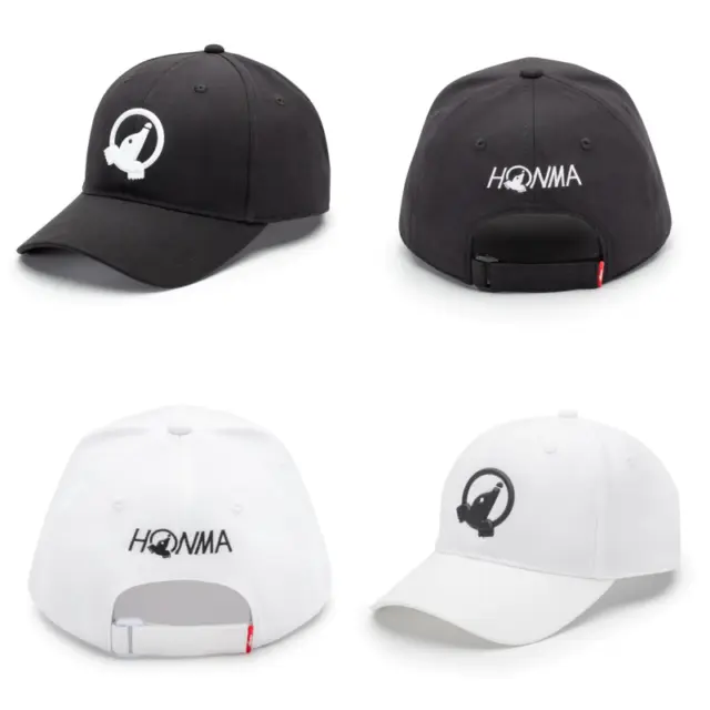 New Honma All Weather Adjustable Golf Hat Cooling Sweat Band In Black Or White