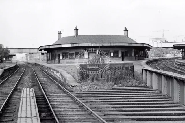PHOTO BR British Railways Station Scene - PARTICK WEST 1964 6