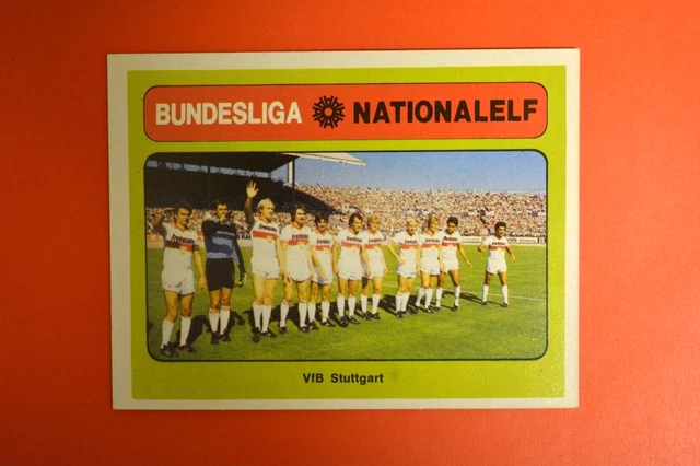 AMERICANA BUNDESLIGA NATIONALELF 1978Fußball Mannschaft VfB Stuttgart