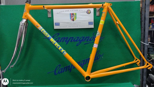 Cadre De Vélo Course Français Vintage - Acier Columbus SL - Années 90 - Made In France