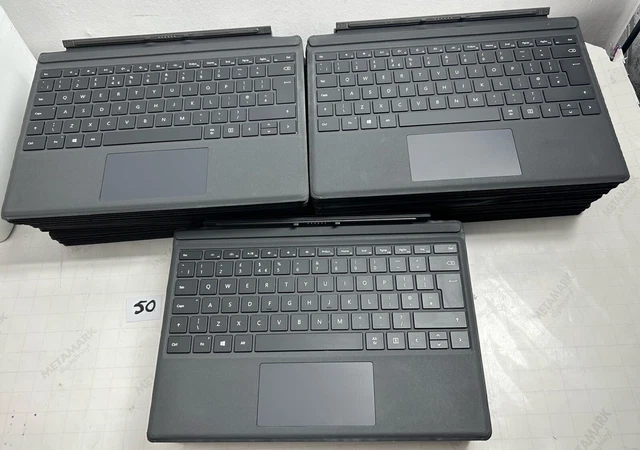 50 x Microsoft Surface Pro 4 5 6 7 Typ Abdeckung 1725 Tastatur UK QWERTY