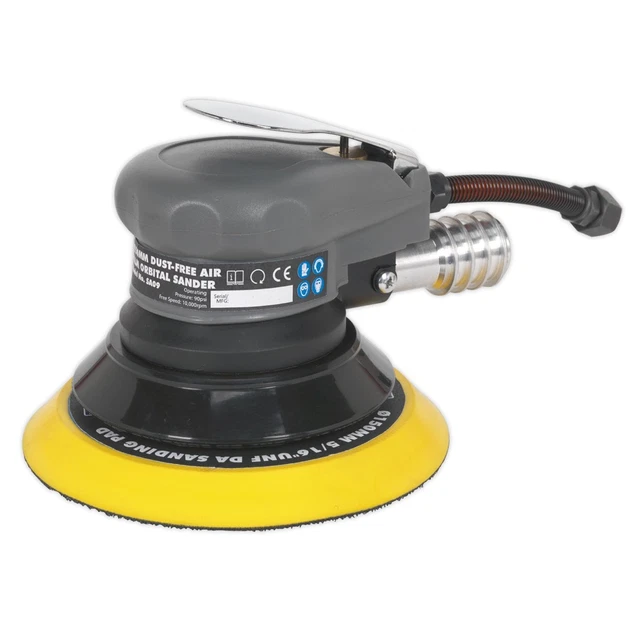 Sealey SA09 Air Mains Ponceuse Orbitale Ø150mm sans Poussière