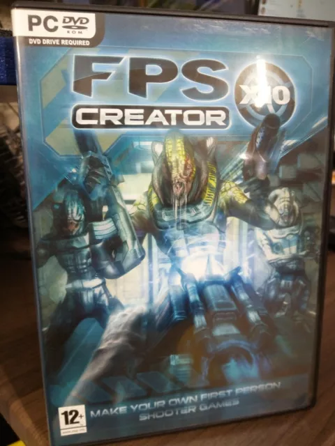 FPS CREATOR x10  3D Shootem'up Game Maker - Windows PC DVD-ROM