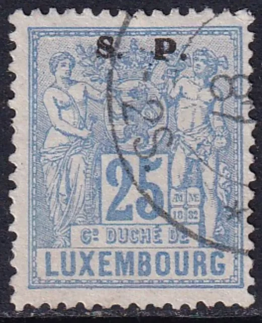 LUXEMBOURG 1882-84 Official 25c Perf 13½ SG O148 Used (CV £39)