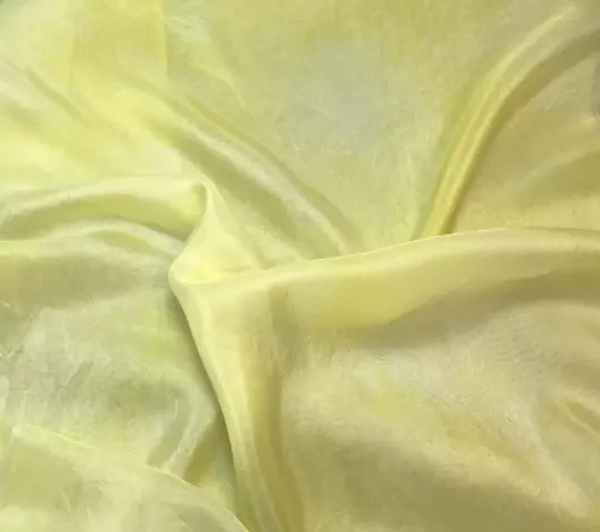 Hand Dyed SUNSHINE YELLOW China Silk HABOTAI Fabric