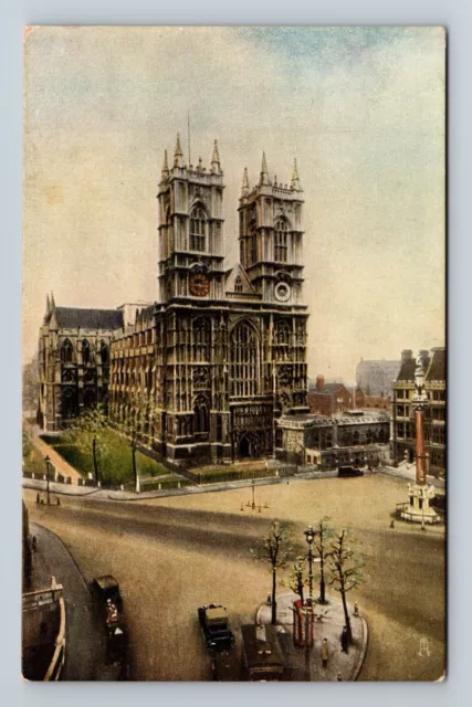 Westminster Abbey Raphael Tuck & Sons Oilette Vintage Postcard