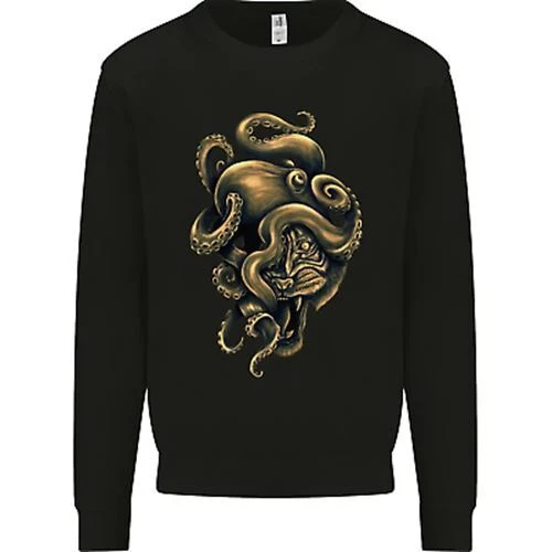 Octiger Octopus Kraken Cthulhu Tiger Mens Sweatshirt Jumper