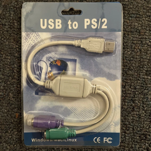 PS/2 to USB Converter Adapter